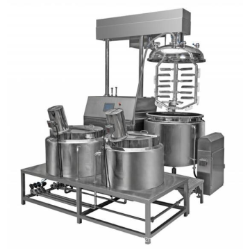 LTRZ-1000  Pharmaceutical  Automatic Vacuum Mixing Emulsifier Homogenizer for Cosmetic Cream milk